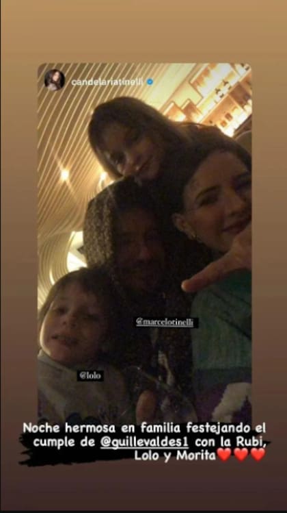 Una de las postales familiares que el conductor de ShowMatch compartió en las redes sociales