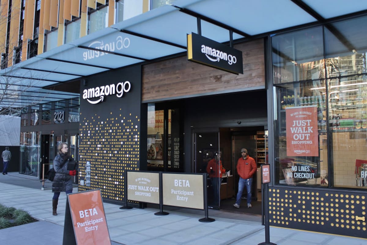 Una de las primeras tiendas de Amazon Go: está en Washington.