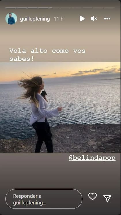 Una de las publicaciones de Guillermo Pfening en redes sociales que desató los rumores de nuevo romance (Crédito: Instagram/@guillepfening)
