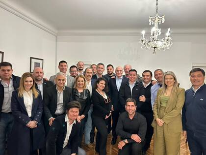 Una de las reuniones de bloque de LLA en Diputados