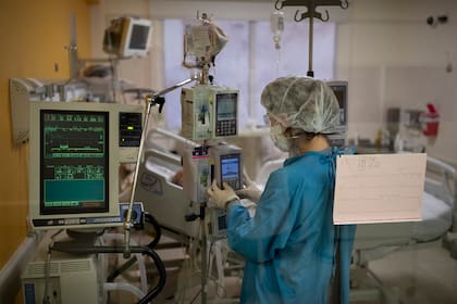 Una de las salas de terapia intensiva del sanatorio Cemic