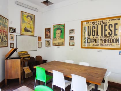 Una de las salas del Museo de Flores, dedicado exclusivamente al barrio