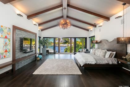 Una de las seis habitaciones de la casa