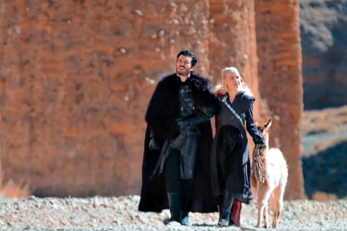 Una de las series elegidas para ser recreada fue Game of Thrones.