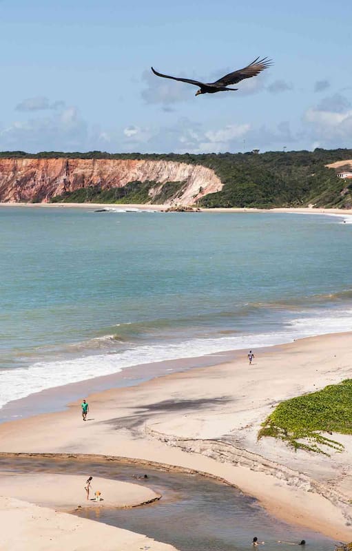 Una de las tantas bellas playas de la Costa de Conde en Paraíba,