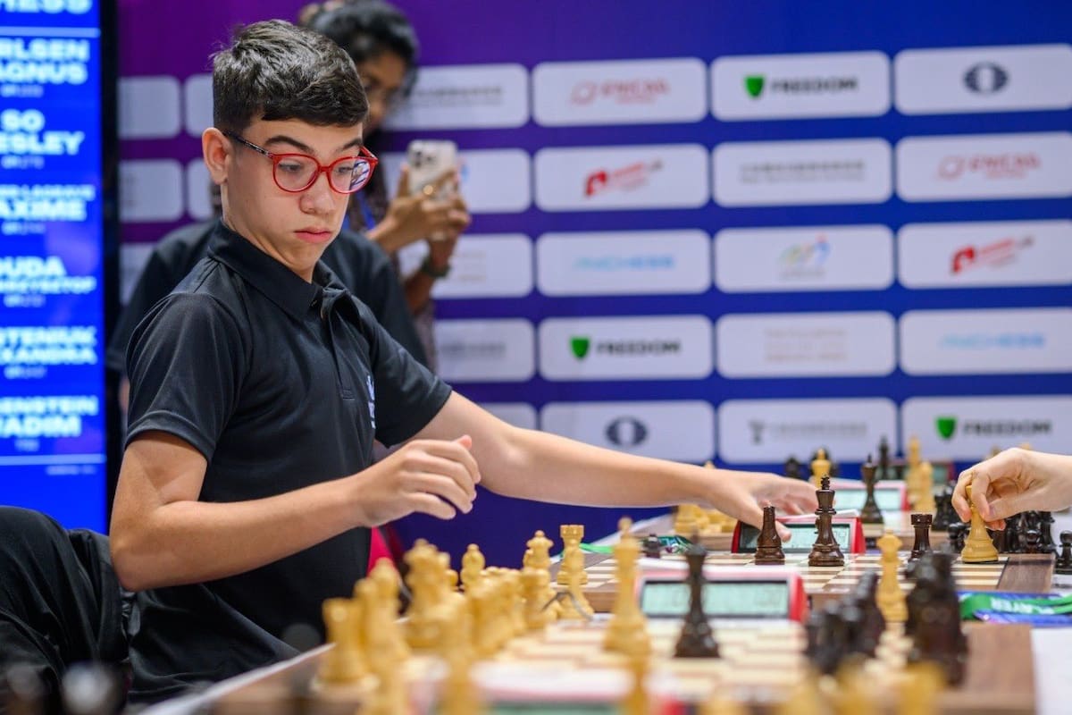 Faustino Oro é um grande mestre aos 12 anos… mas é ainda melhor no xadrez rápido