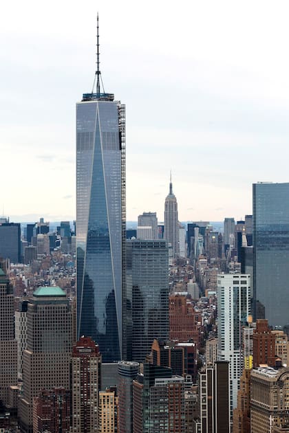 Una de las torres de la zona World Trade Center