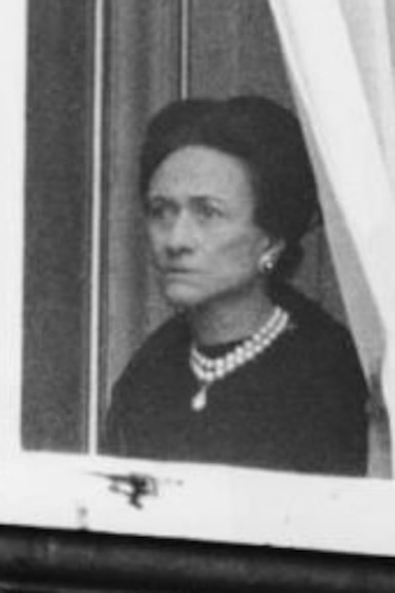 Una de las últimas imágenes conocidas de Wallis Simpson