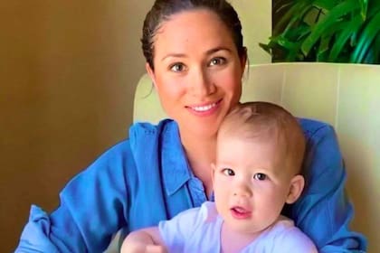 Una de las últimas imágenes de Meghan Markle y el pequeño Archie