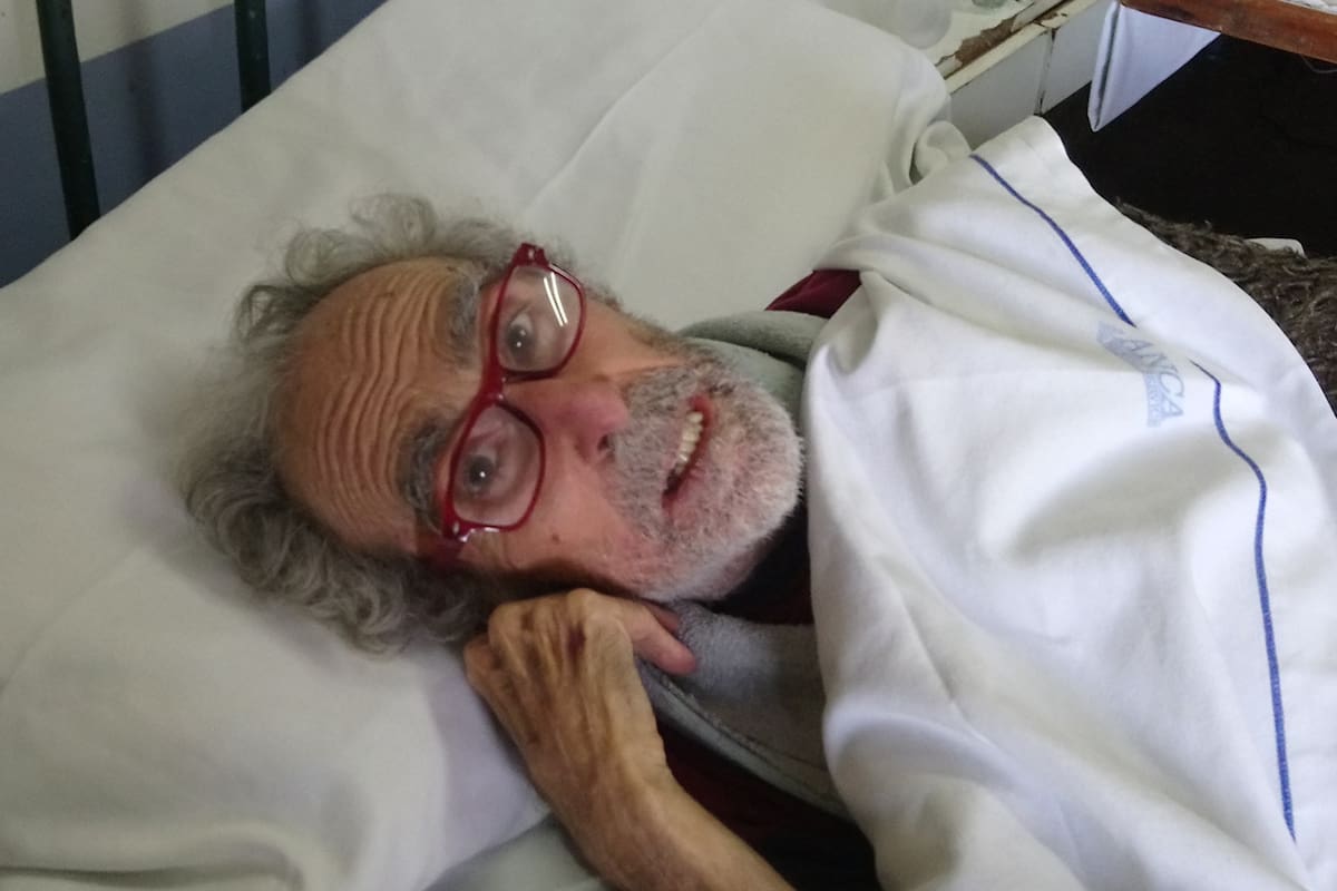 Una de las últimas imágenes de Ricardo Berreda, el asesino que falleció el 25 de mayo pasado