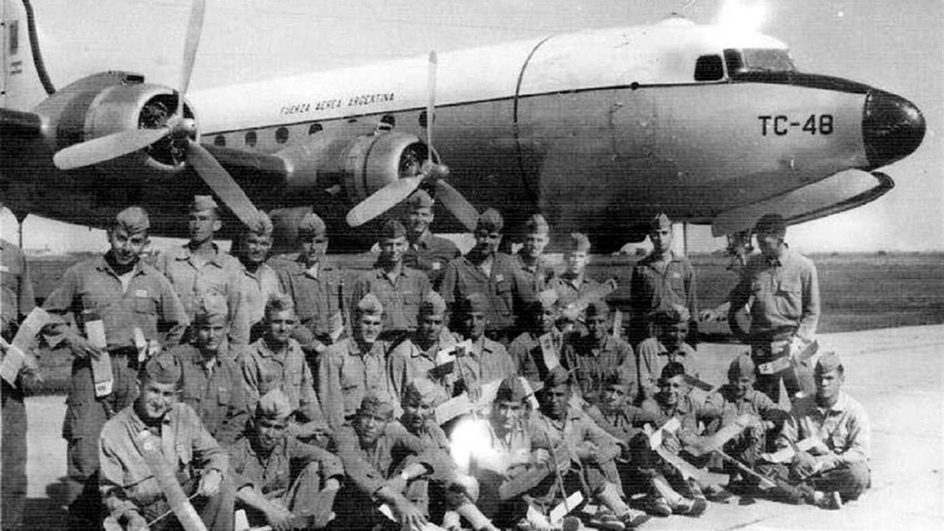 Una de las últimas imágenes tomadas a los cadetes del TC 48 antes de partir rumbo a Centroamérica