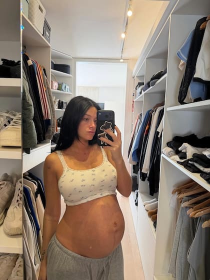 Una de las últimas selfies de Oriana antes de la llegada de Gia (Foto: Instagram @orianasabatini)