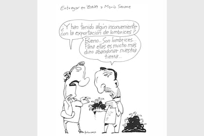 Una de las viñetas de "Patria Gaucha"
