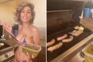 Victoria Vanucci hizo un “asado vegano” con chorizos y la fulminaron en las redes