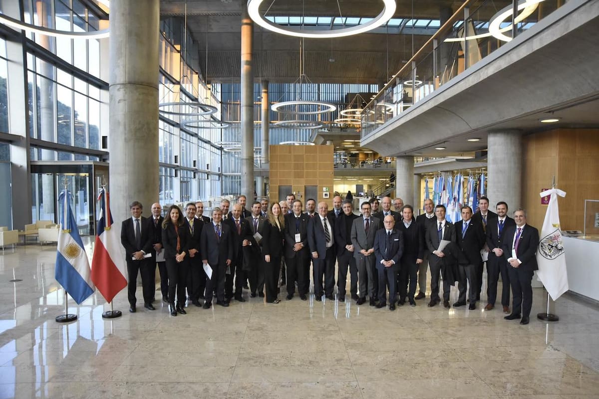 Una delegación de empresarios chilenos visitó la Argentina, miembros de la Sociedad de Fomento Fabril de Chile (Sofofa)