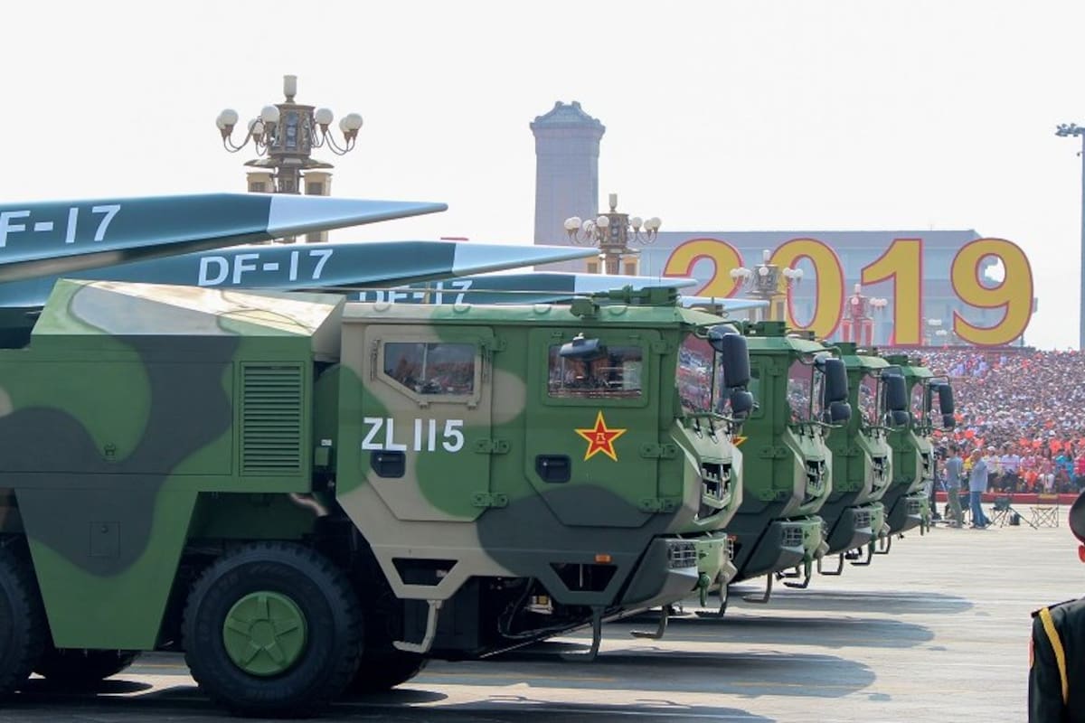 Una demostración de fuerza del ejército chino