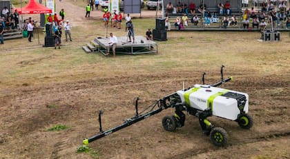 Una demostración de Plantium en el Tecnódromo de Expoagro