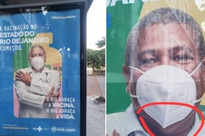 Una diputada brasileña remarcó el grosero error que apareció en un afiche cuyo fin era generar confianza en la vacunación.