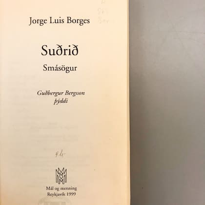 Una edición de Suðrið, también conocido como El sur