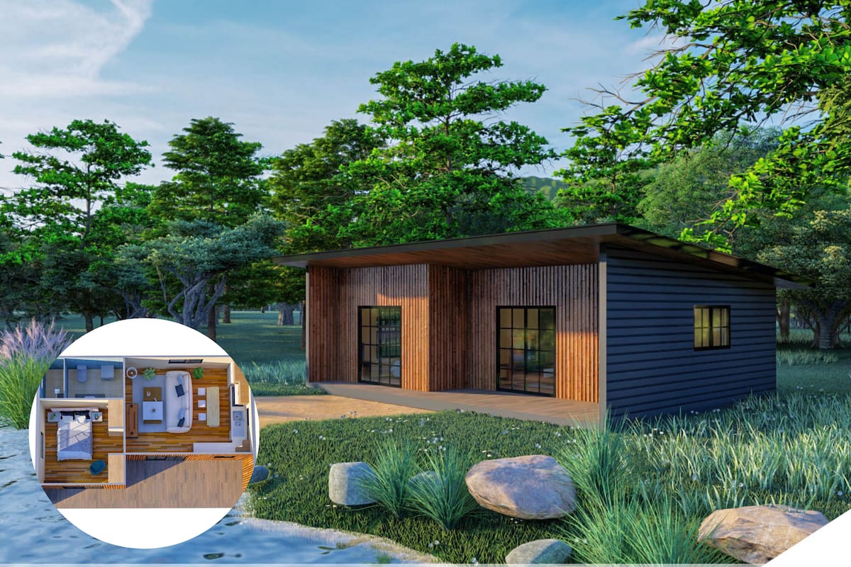 Una empresa de EE.UU. vende casas prefabricadas con estructura de acero por menos de 30 mil dólares