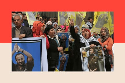Una encuesta reciente reveló que Barghouti es la primera opción de los palestinos como líder, muy por delante de Mahmud Abás.