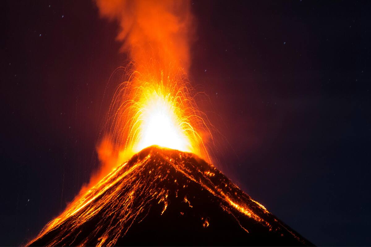 Una erupción volcánica hace casi 200 años casi terminó con parte de la vida en la Tierra