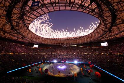 Una escena de la ceremonia de clausura del Mundial de Qatar; el emirato consiguió lo que quería y fue el epicentro del planeta durante un mes