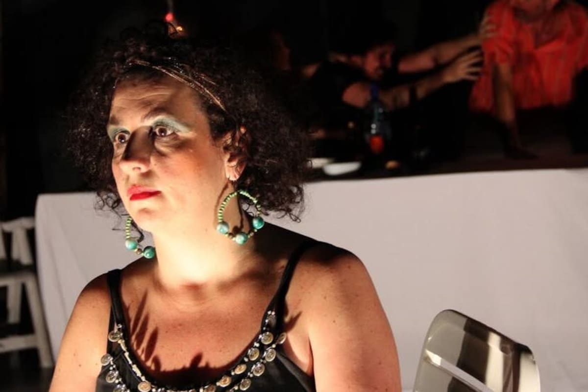 Una escena de la obra "A mamá (una orestíada vernácula)"