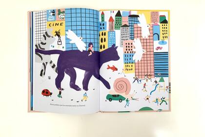 Una escena de "Mi gato", un libro ideal para los que quieren tener una mascota en casa