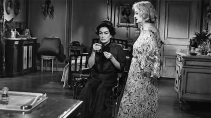 Joan Crawford y Bette Davis en ¿Qué pasó con Baby Jane?
