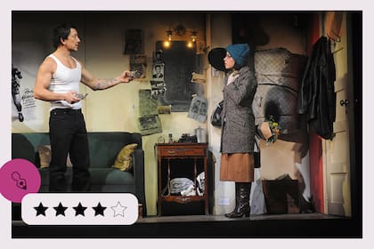 Una escena de Rocky, en el Lola Membrives: Nico Vázquez y Dai Fernández, en una sólida composición de sus personajes