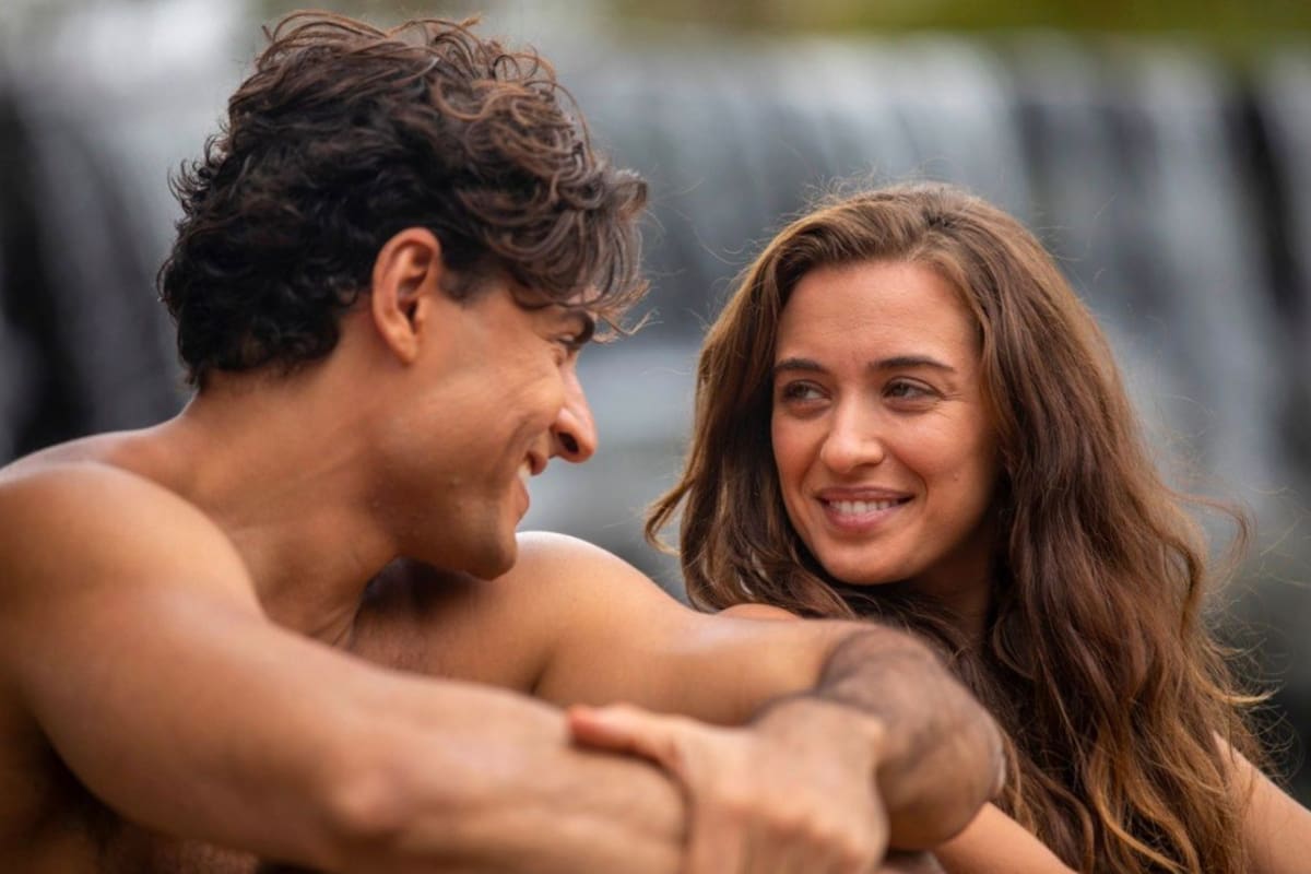 Una escena del comienzo de Génesis, la telenovela bíblica que le está dando muy buenos resultados de rating a Telefé