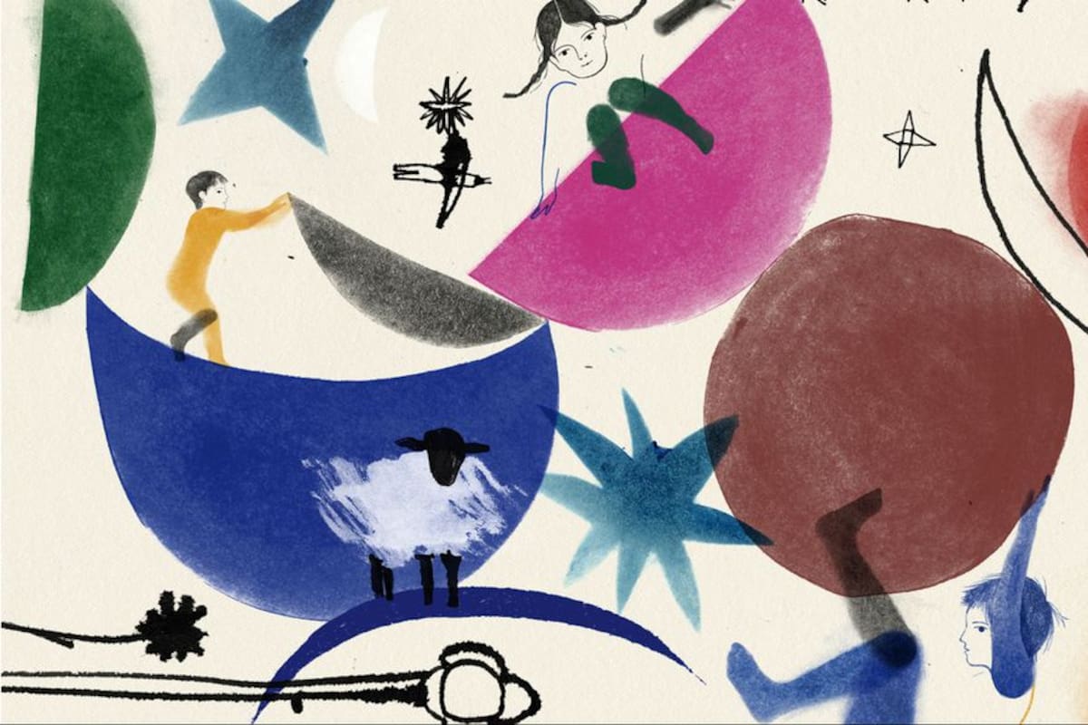 Una escena del libro álbum "Las ovejas", de Micaela Chirif y Amanda Mijangos