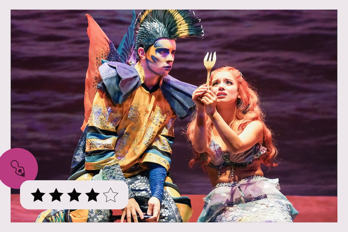 Una escena del musical La sirenita, una de las apuestas fuertes de la cartelera infantil y familiar para este año