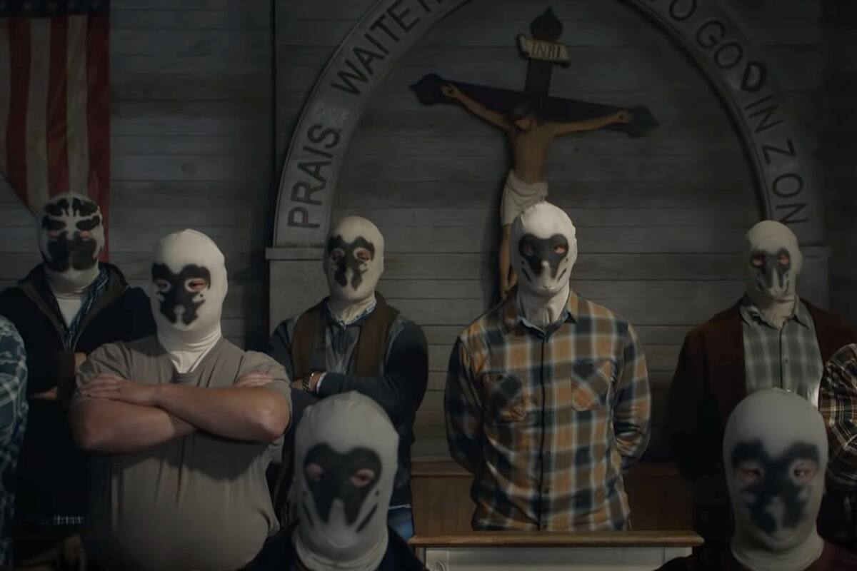 Una escena del primer avance de Watchmen