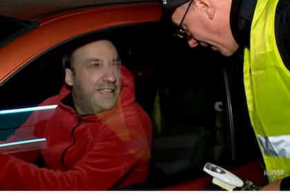Una escena del sketch de Yayo y Marcelo Ruidíaz