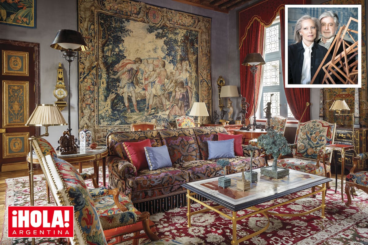 Una espectacular imagen de la Sala de los Tapices, ubicada en el primer piso, donde las paredes están decoradas con piezas del siglo XVI al XVIII.