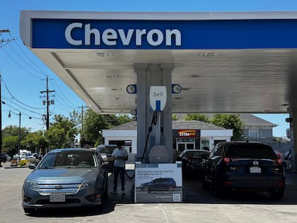 Una estación de servicio de la petrolera Chevron. La empresa ha sido la única de las grandes petroleras estadounidenses que se mantuvo presente en Venezuela.