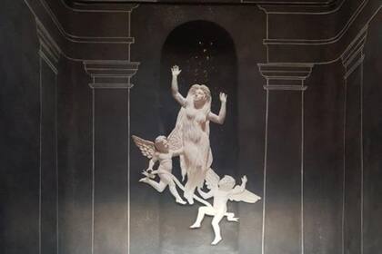 Una estatua de María Magdalena en una capilla del sureste de Francia fue objeto de un acto de vandalismo por mostrar un desnudo