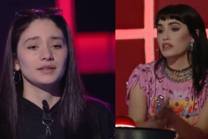 Una excorista de Rusherking que participó en La Voz Argentina contó que sufrió ataques de pánico en los shows y Lali le respondió