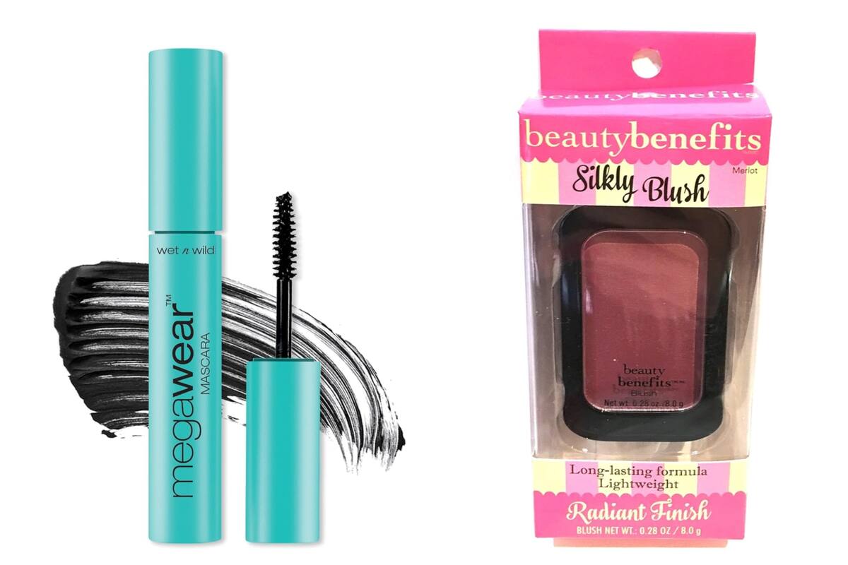 Una exempleada de Dollar Tree recomendó un rubor y una máscara de pestañas que vende la tienda minorista por US$1,25