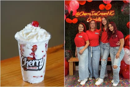 Una familia colombiana abrió una heladería en Carolina del Norte con preparaciones auténticas de su país, como añadir queso al helado y a la ensalada de fruta
