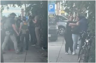 Es residente legal de EE.UU., el ICE destrozó su auto para detenerla y la mandó al hospital