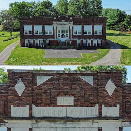 Una familia decidió volver a su ciudad natal en Indiana y compró una escuela para remodelar; el edificio sirvió como vivienda desde 1956