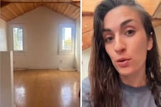 Una familia descubre una habitación secreta escondida en el placard de su hija