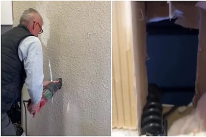 Una familia halló un cuarto secreto escondido detrás de una pared de su nueva casa
