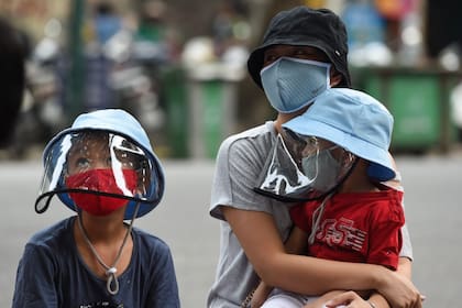 Una familia en Hanoi