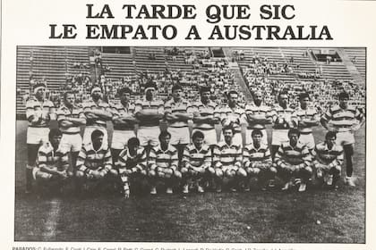 Una formación histórica que hace 35 años marcó al rugby argentino