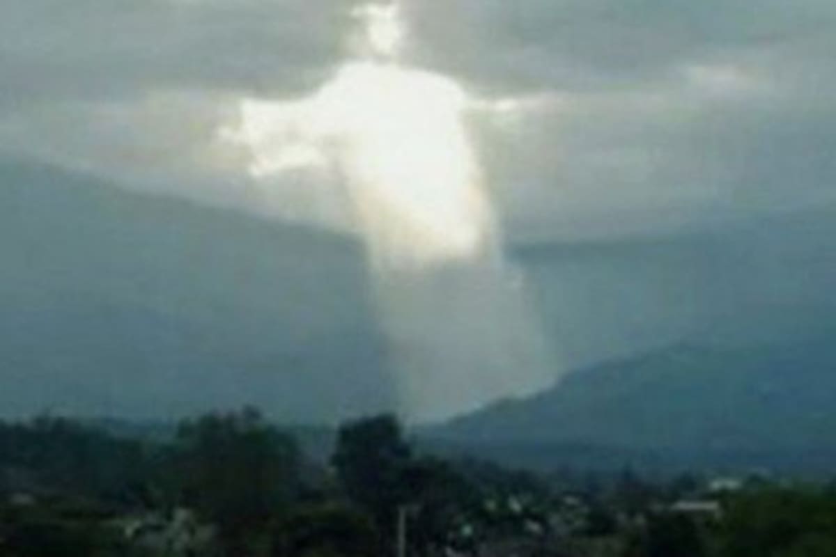 Una foto con la imagen de Cristo sorprendió al pueblo en Salvador de Jujuy