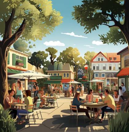 Una foto de la ciudad proyectada por los poderosos de Silicon Valley